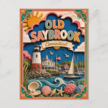 PopCut States Old Saybrook Connecticut Papieren Ku