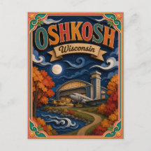 PopCut States Oshkosh Wisconsin Papieren Kunst