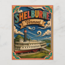 PopCut States Shelburne Vermont Papieren Kunst