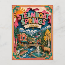 PopCut States Steamboat Springs Colorado Papieren 