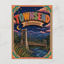 PopCut States Townsend Tennessee Papieren Kunst