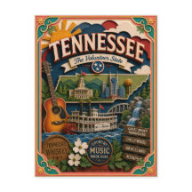 PopCut Tennessee Kleurrijke 3D-papierkunst