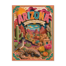 PopCut Toestanden Arizona Kleurrijke 3D Papier Kun