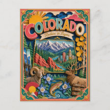 PopCut Toestanden Colorado Kleurrijk 3D Papier Kun