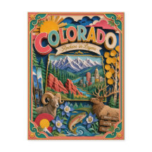 PopCut Toestanden Colorado Kleurrijk 3D Papier Kun