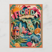 PopCut Toont Florida Kleurrijke 3D-Papierkunst