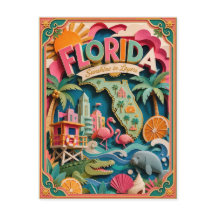 PopCut Toont Florida Kleurrijke 3D-Papierkunst