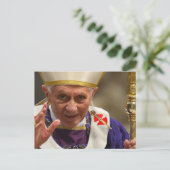 Pope Benedict XVI Briefkaart (Staand voorkant)
