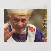 Pope Benedict XVI Briefkaart (Voorkant)