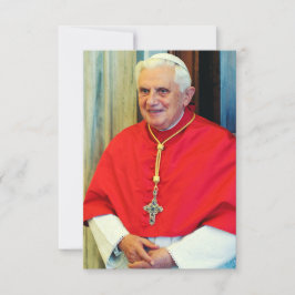 Pope Benedict XVI Defender of Tradition Holy Card Bedankkaart