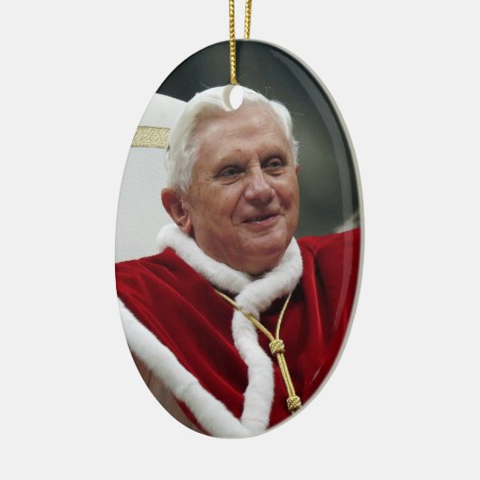 Pope Benedict XVI Keramisch Ornament (Links)