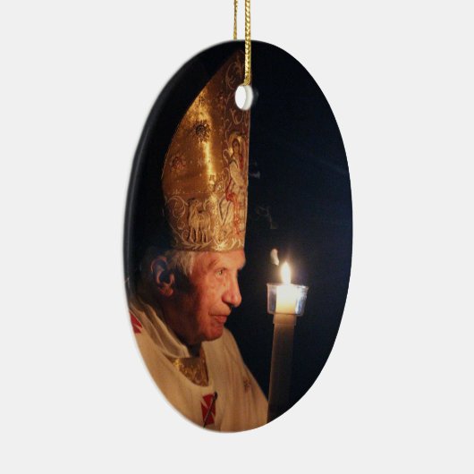 Pope Benedict XVI Keramisch Ornament (Rechts)
