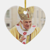 Pope Benedict XVI Keramisch Ornament (Voorkant)