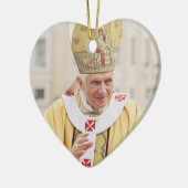 Pope Benedict XVI Keramisch Ornament (Links)