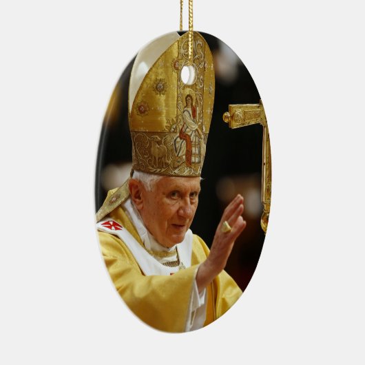 Pope Benedict XVI Keramisch Ornament (Rechts)