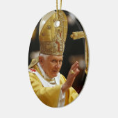 Pope Benedict XVI Keramisch Ornament (Links)