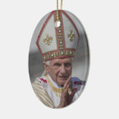 Pope Benedict XVI Keramisch Ornament (Links)