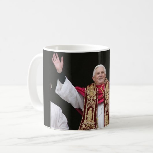 Pope Benedict XVI Koffiemok (Voorkant links)