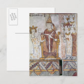 Pope Clement IV Investing Charles of Anjou Briefkaart (Voorkant / Achterkant)