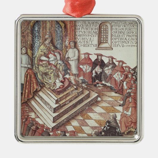 Pope Clement VII Metalen Ornament (Voorkant)