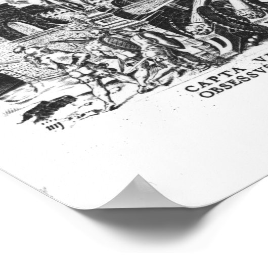 Pope Clement VII wordt belegd door Charles V Poster (Hoek)