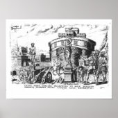 Pope Clement VII wordt belegd door Charles V Poster (Voorkant)