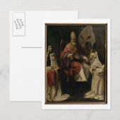 Pope Clement VIII zegen Carmelite Nuns (olie op Briefkaart (Voorkant / Achterkant)