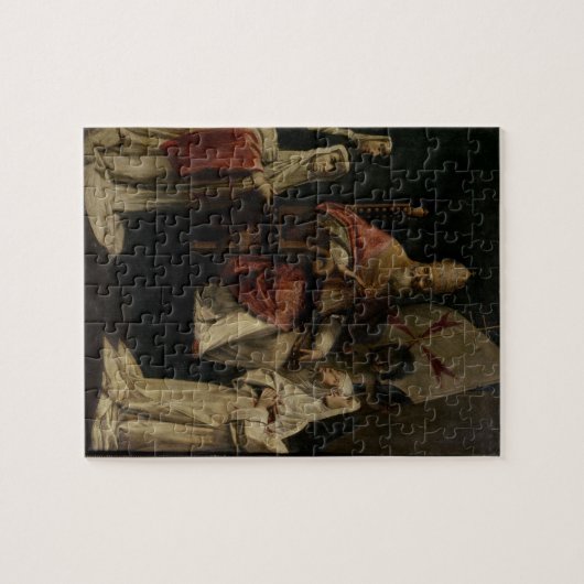 Pope Clement VIII zegen Carmelite Nuns (olie op Legpuzzel (Horizontaal)
