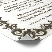 POPE FRANCIS=ST. FRANCIS SIMPLE PRAYER=Bamboo2 Poster (Hoek)