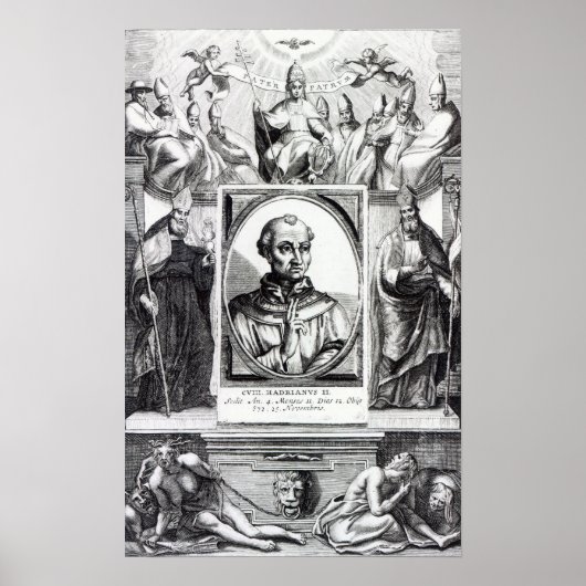 Pope Hadrian II Poster (Voorkant)