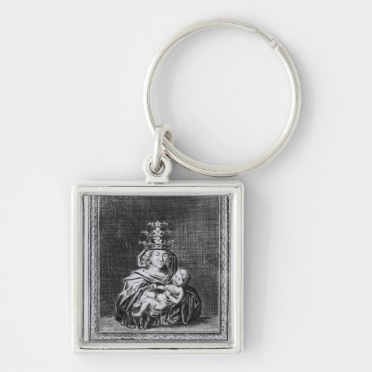 Pope Joan met haar kind Sleutelhanger (Voorkant)