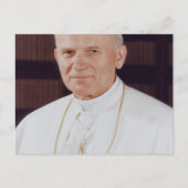 Pope John Paul II Briefkaart (Voorkant)