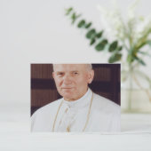 Pope John Paul II Briefkaart (Staand voorkant)