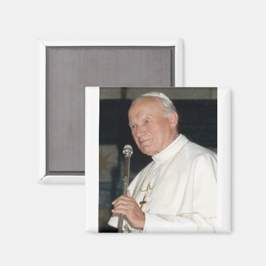 Pope John Paul II Magneet (Voorkant / Achterkant)