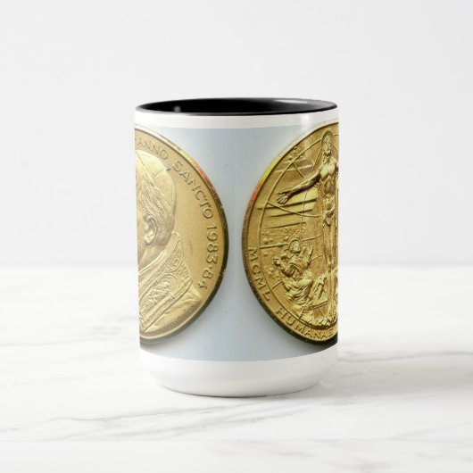 POPE JOHN PAUL II-MUNTEN MOK (Midden)