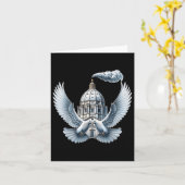Pope Leo Doves Pope Leo Kaart (Gele Bloem)