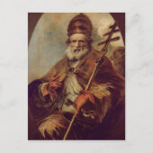 Pope Leo I Briefkaart (Voorkant)