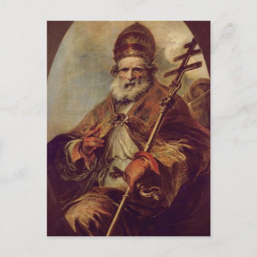 Pope Leo I Briefkaart (Voorkant)