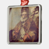 Pope Leo I Metalen Ornament (Links)