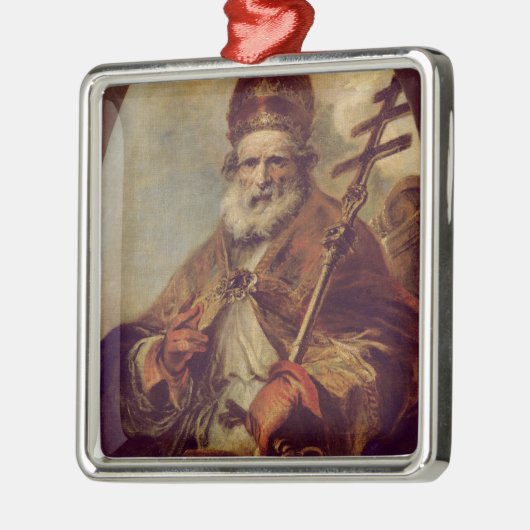 Pope Leo I Metalen Ornament (Links)