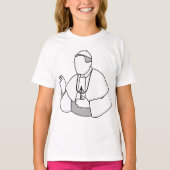 Pope meisjes T-shirt (Voorkant)