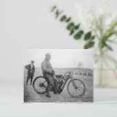 Pope Motorcycle Racer, 1915 Briefkaart (Staand voorkant)