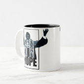 POPE NOPE TWEEKLEURIGE KOFFIEMOK (Voorkant links)