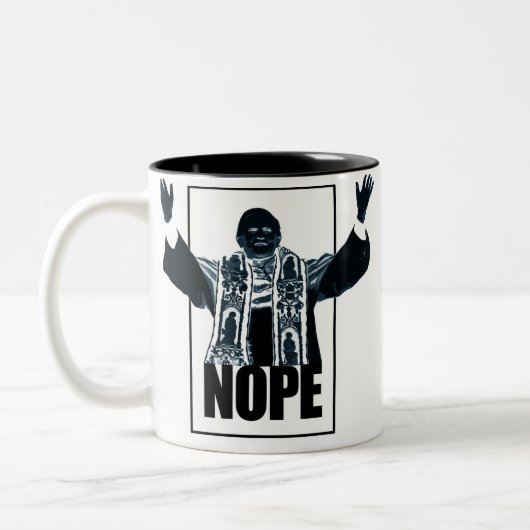 POPE NOPE TWEEKLEURIGE KOFFIEMOK (Links)