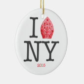 POPE NYC 2015 KERAMISCH ORNAMENT (Rechts)