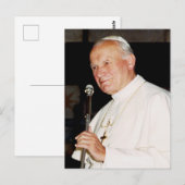 Pope Saint John Paul II Briefkaart (Voorkant / Achterkant)