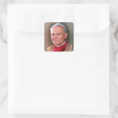 Pope Saint John Paul II Vierkante Sticker (Tas)