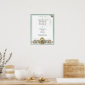POPE=ST. FRANCIS SIMPLE PRAYER VOOR PEACE PRAYER POSTER (Keuken)