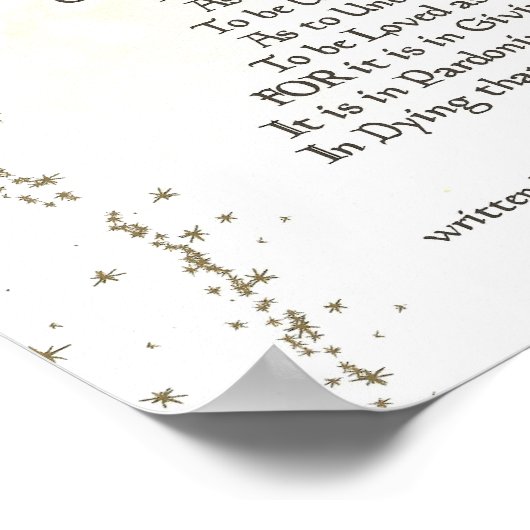 POPE=ST. FRANCIS SIMPLE PRAYER VOOR PEACE PRAYER POSTER (Hoek)