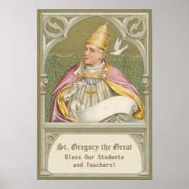 Pope St. Gregory the Great (M 067) Poster
